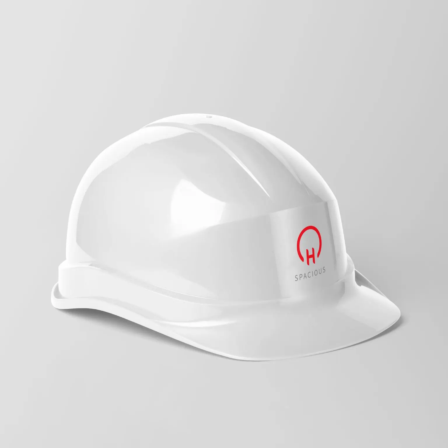 富合企業 SPACIOUS 識別安全帽應用,廠區安全帽印製品牌標誌