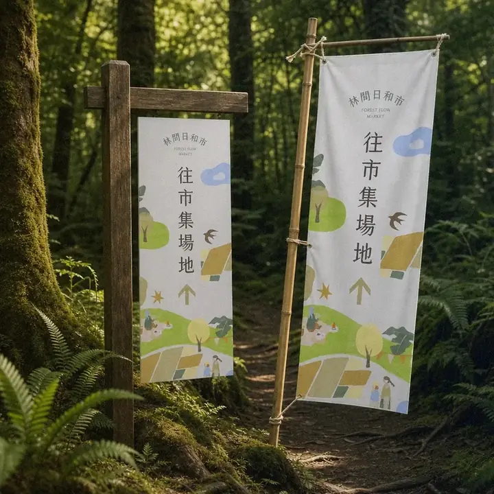 林業及自然保育署屏東分署 林間日和市指標應用示意｜好心地文創